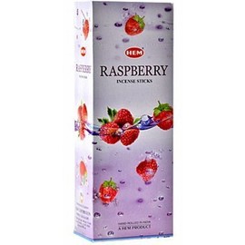 Raspberry - Box of Six 20 Stick Tubes, 120 Sticks Total - HEM Incense