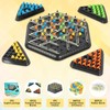 Game with Rubber Bands Triangle, Children Adults Triangle Chess Game,