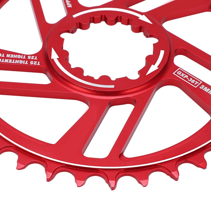 Lebycle Bicycle Chainring 36T Chainwheel 3mm Offset Direct Mount Narrow
