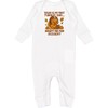 inktastic First Turkey Day Football Thanksgiving Baby Baby Romper Coveralls
