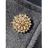 Traveller Brooch - Flower - Crystals, Crystal