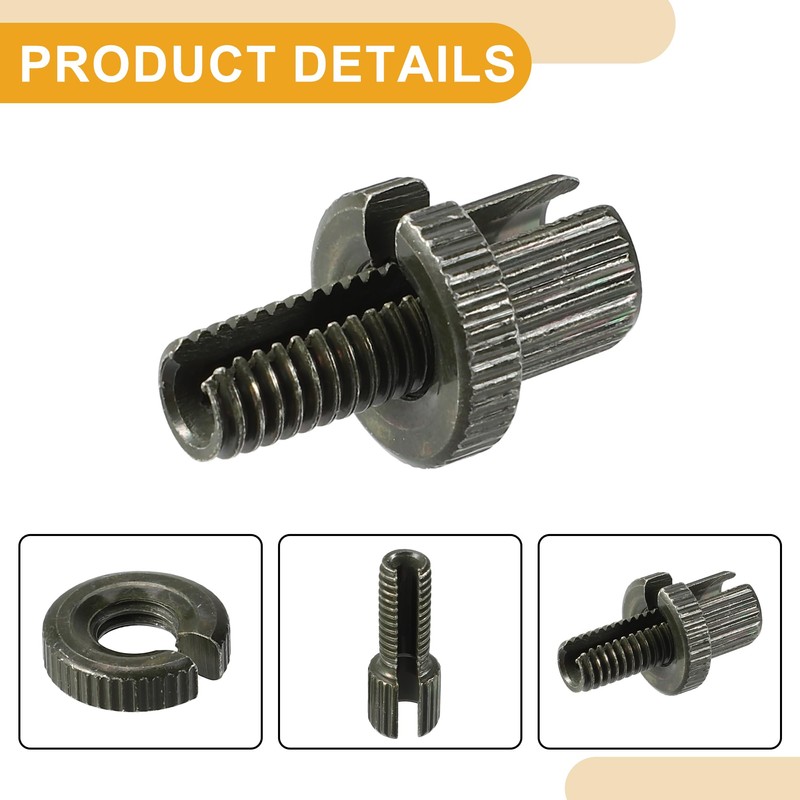 Partuto 4 Pcs Universal Brake Clutch Cable Line Screw -