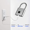 Smart Fingerprint Padlock Waterproof for TuyaSmart Bluetooth Keyless Padlock for