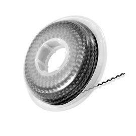 Annhua Powerchain Bands for Braces Dental Spool Braces Powerchain, 3.5 mm Elastic Rubber Orthodontic Power Chain for Brace Treatment and Teeth Gap - Short, Black | Transparent