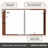 Blue Sky ASMBLD 2026 Weekly and Monthly Planner Calendar, January