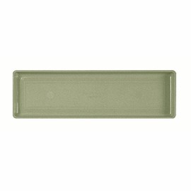 Novelty Plastic Flower Box Tray, Hunter Green, 28-Inch