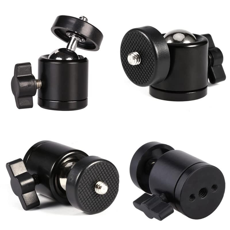 Walway Aluminum Alloy 360 Degree Hot Shoe Mount Adapter 1/4''