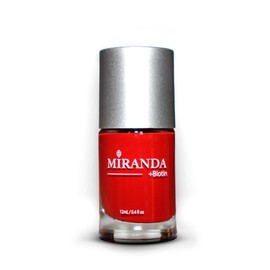 Miranda Beauty: Superfood-Infused Vegan Nail Polish for Healthy, Beautiful Nails, 21-free, Biotin-infused, Cruelty Free - TULIP - 0.40 fl oz