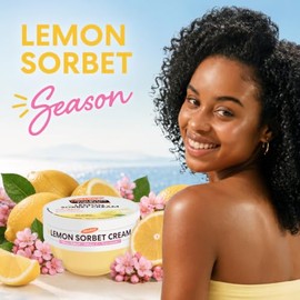 Palmer's Cocoa Butter Formula, Lemon Sorbet, Crema Corporal Aireada Iluminadora, Extracto de Limón, Vitamina C & Niacinamida, Humectación 72 Horas, Ex