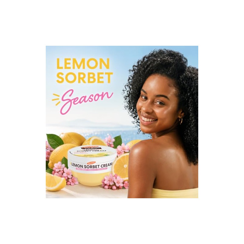 Palmer's Cocoa Butter Formula, Lemon Sorbet, Crema Corporal Aireada Iluminadora,