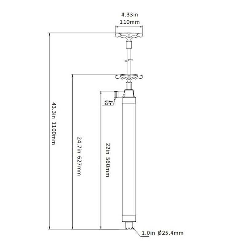 Hand Water Pump Highly Efficient Multifunctional Wear Resistant Manual Bilge