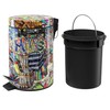 Sanilo Trash Can 0.8 Gallon with Soft Close, Many New