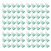 19mm 80pcs Binder Clips Strong Clamping Force Metal Hollow Tail