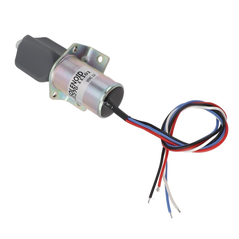 12V Electric Exhaust Solenoid High Accuracy Anti Interference 4 Wire