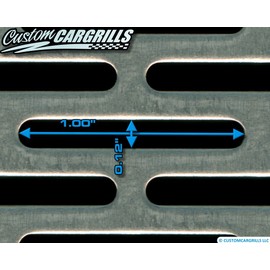 CCG 16"x48" Perforated SS Grill Mesh Sheet - Silver