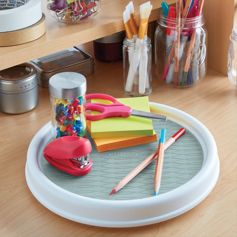 Copco Mueble Antideslizante para despensa, Tocadiscos Lazy Susan, 9 Pulgadas,