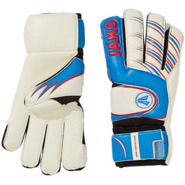 JAKO Herren Torwarthandschuhe Medi Protection, Blau/Weiß/Rot, 8