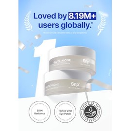SNP 99% Glutathione + Niacinamide B3 Eye Patch | Nourishing Under Eye Patches for Blemishes and Dark Spots | Under Masks for Puffy Eyes and Dark Circl
