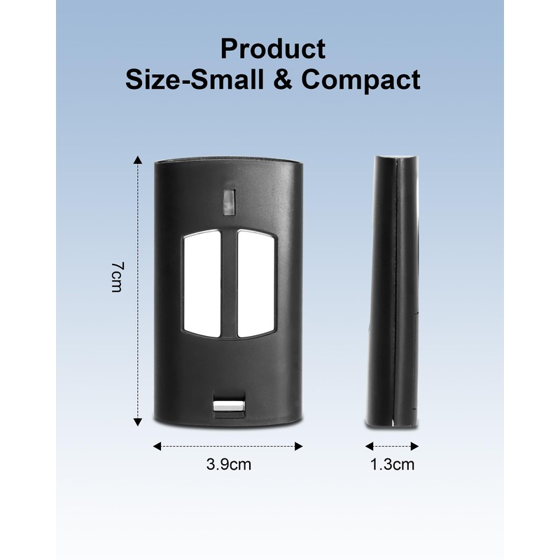 433 MHz Hand Transmitter Garage Door Opener x 2 Pieces,
