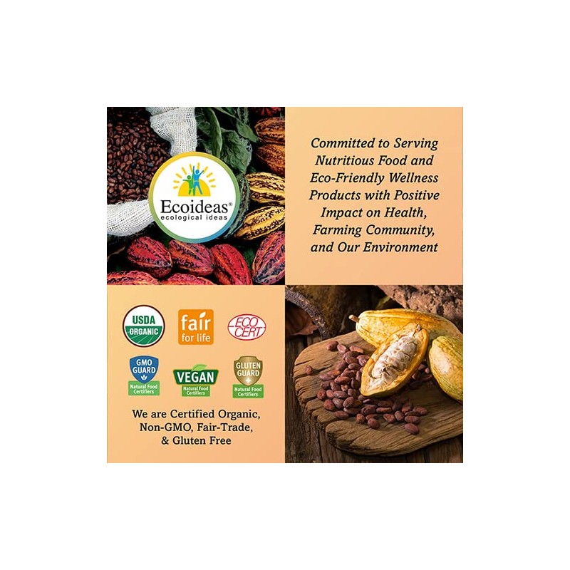 Ecoideas Organic Oat Fiber, 227 g (Pack of 1)