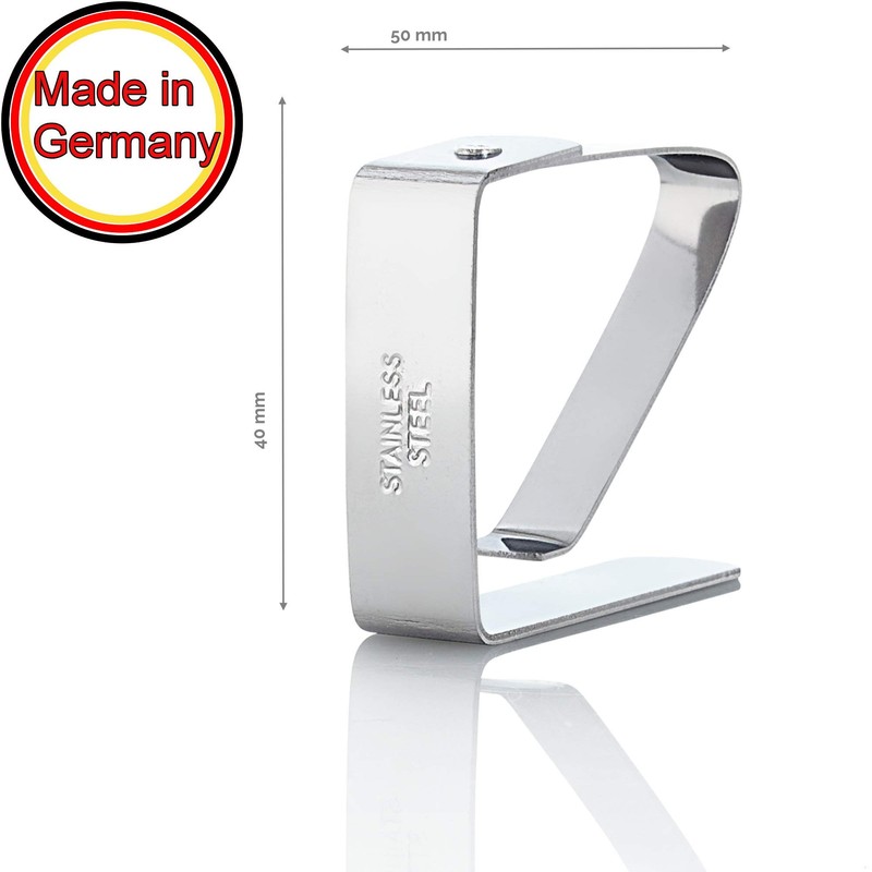 Kerafactum Tablecloth Clip, Table Cloth Clip, Stainless Steel Ceiling Clip