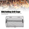 Rolling Grilling Basket Stainless Steel Grill Cage Round Stainless Steel