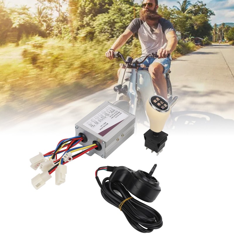 36V 350W Electric Bike Controller Set with Thumb Grip Forward