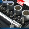 MichaelPro MP012005RD 1/4 Inch Micro Bit Ratchet Mini Screwdriver High