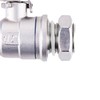 TIZZE 1/2 inch Stainless Steel Ball Valve Weldless Bulkhead for