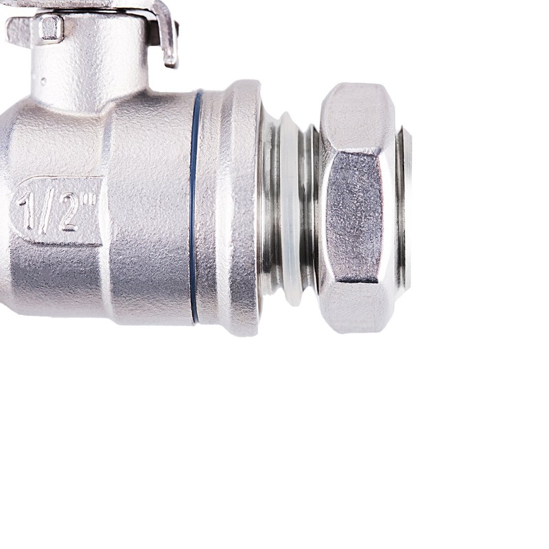 TIZZE 1/2 inch Stainless Steel Ball Valve Weldless Bulkhead for