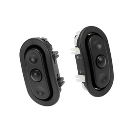 A ABSOPRO Pair Radio Control Steering Wheel Switches for Chrysler for Jeep for Dodge for Ram 04685729AB 04685728AB Driver and Passenger Side Item Replacement