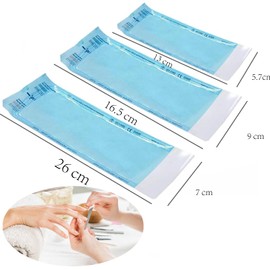 Esshogo 150pcs Sterilization Bags, Sterile PVC Bags, Autoclave Bags, Self Sealing Bags for Sterilization, Sterilization Bags