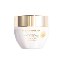 Fleurissent Harmony Elixir - Ylang Ylang 2-in-1 Facial Mask & Exfoliator, Fusion Florale-6, Intense Hydration, Radiant Complexion, 1.7 FL OZ / 50ML