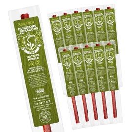 Mythical Meats Dungeons & Dragons Nature Nibble (Druid) - 12 Jerky Sticks - Honey BBQ Style Turkey with Beef Stick, Gluten Free, MSG Free