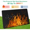 TAOMAND Large 90 x 52 inches Under Grill Mats for