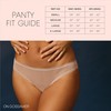 OnGossamer Women's Mesh 3 Pack Bikini Style Underwear - Champagne,