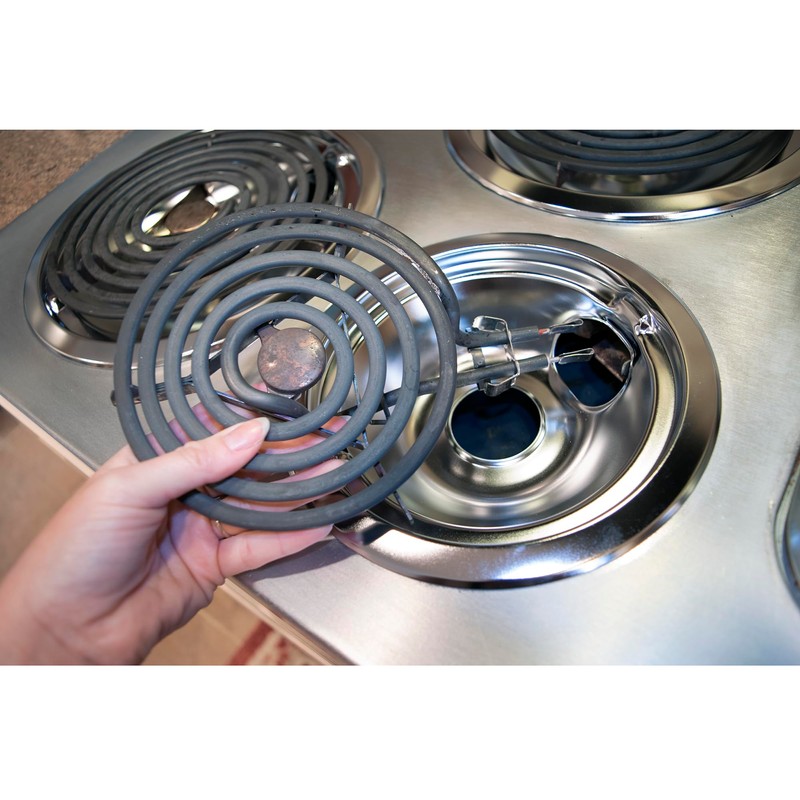 Range Kleen 12782XCD5 Style A Chrome Drip Pans, 6" and