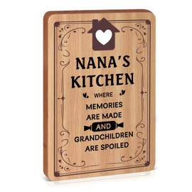 Nana Gifts, Mothers Day Gifts for Nana - Unique Nana Kitchen Cutting Board, Nana Birthday Gifts from Grandchildren, Christmas Presents for Nana Mother's Day