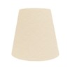 Lamp-shade K-20130 Catch-Type Replacement Lampshade Cotton Fabric, Light Beige, Diameter