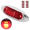 10pcs 3LED Luz de marcador lateral Impermeable a prueba de