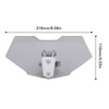 Motorcycle Windshield Windscreen, Universal Motorbike Wind Deflector, 8.58inx4.33in Clip On
