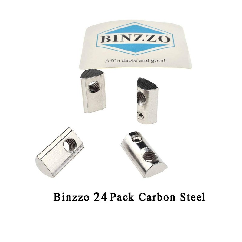 Odinest 3030 Series M6 T Slot Nuts Roll-in Spring Ball