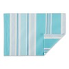 DII Summer Stripe Outdoor Tabletop Collection, Multi-use, Machine Washable, Reversible