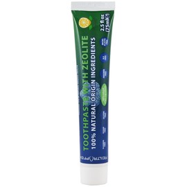 Zeolite Toothpaste | 2.5 fl oz - 75 ml | Fluor-Free | 100% Natural Origin Ingredients | 15% Natural Mineral Zeolite | Heiltropfen®