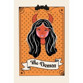 Classic Monster Notebook - Volume #8: The Demon: Gothic tarot inspired demon notebook with spooky aesthetic, 6x9 inches, 200 pages