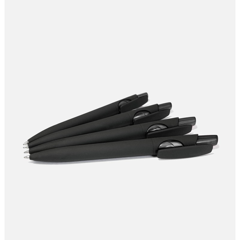 Datasafe Retractable Clicky Ballpoint Writing Pens, Black Casing, Medium Point
