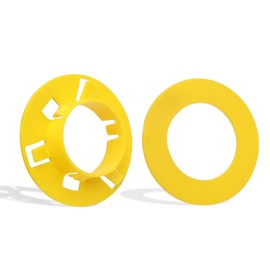 NIDAYE 100 Packs Plastic Bushing for Metal Stud, Corrosion and Rust Proof, Protect Wire Insulation from Sharp Metal Edges, Allows Smooth Wire Pulling, Grommet Protector with Stud Size of 2X4 Inches