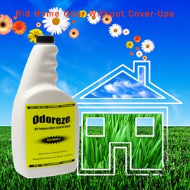 ODOREZE Natural House Odor Eliminator Spray: Makes 64 Gallons to Clean Smell