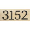 Distinctions 843245 4" Flush Mount Bronze House Number 5