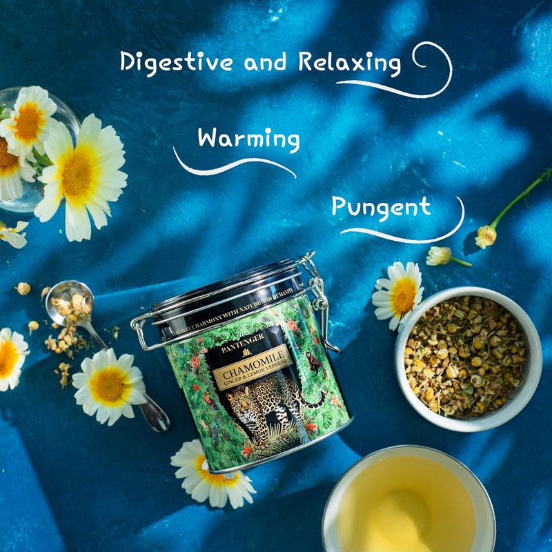 Organic German Chamomile & Ginger Herbal Tea | Loose Leaf